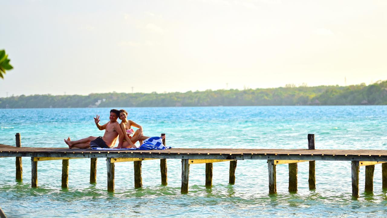 Hotel Wayak Bacalar - Todo Incluido Экстерьер фото