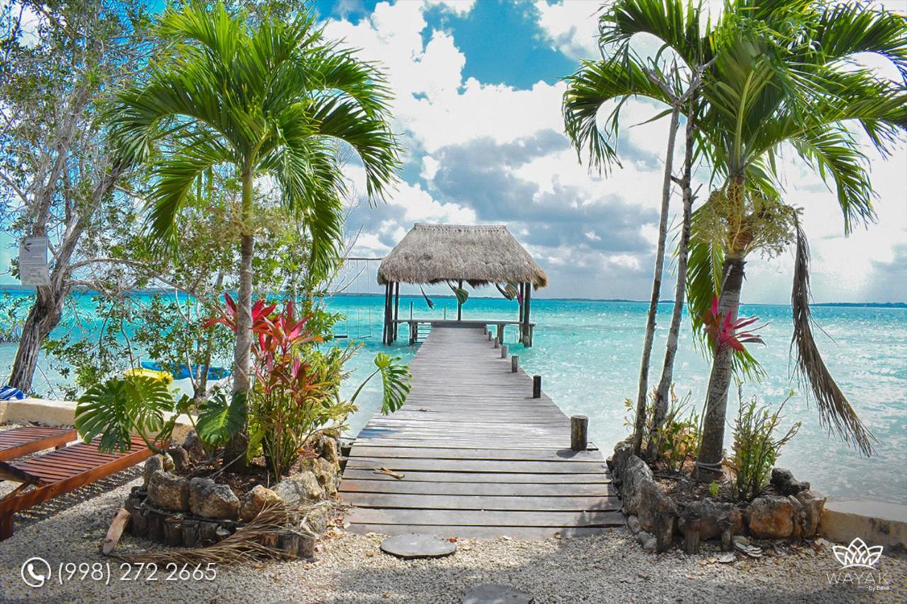 Hotel Wayak Bacalar - Todo Incluido Экстерьер фото